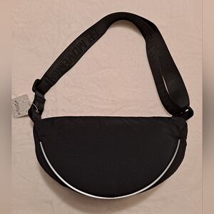 Free People Movement Black Crossbody Sling Bag with Adjustable Strap